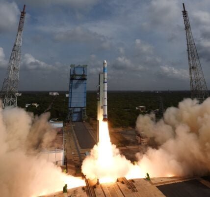 ISRO's latest earth observation satellite 'EOS-08' was launched by SSLV-D3 from Satish Dhawan Space Centre, Sriharikota