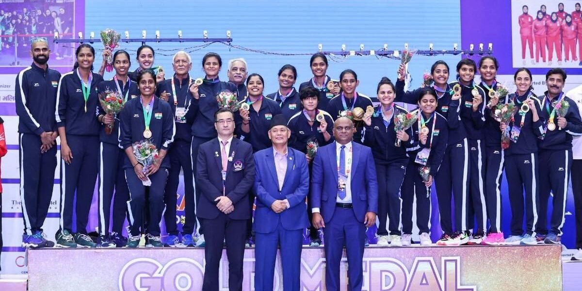 India beat Nepal to win the CAVA Women's Volleyball Nations League