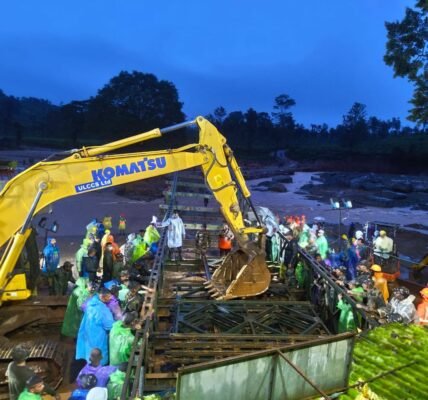 Indian Army intensifies rescue operations in landslide-hit areas in Wayanad, Kerala