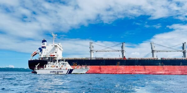 Indian Coast Guard rescues Filipino crew member suffering a medical emergency off the coast of Port Blair