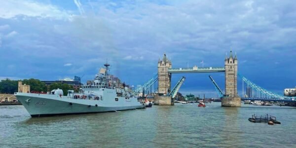 Indian Naval Ship INS Tabar arrived in London, UK for a four day visit