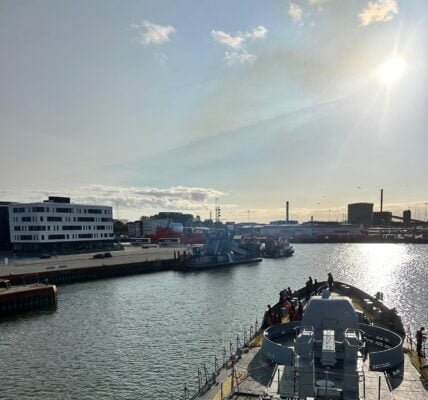 Indian Naval Ship Tabar arrived at Esbjerg, Denmark for a two-day visit