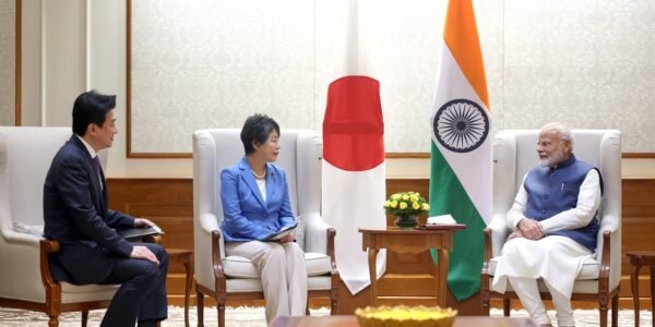 Japan's Foreign Minister Yoko Kamikawa and Defence Minister Minoru Kihara meet PM Modi in New Delhi