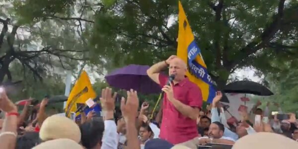 Manish Sisodia came out of Tihar Jail after 17 months