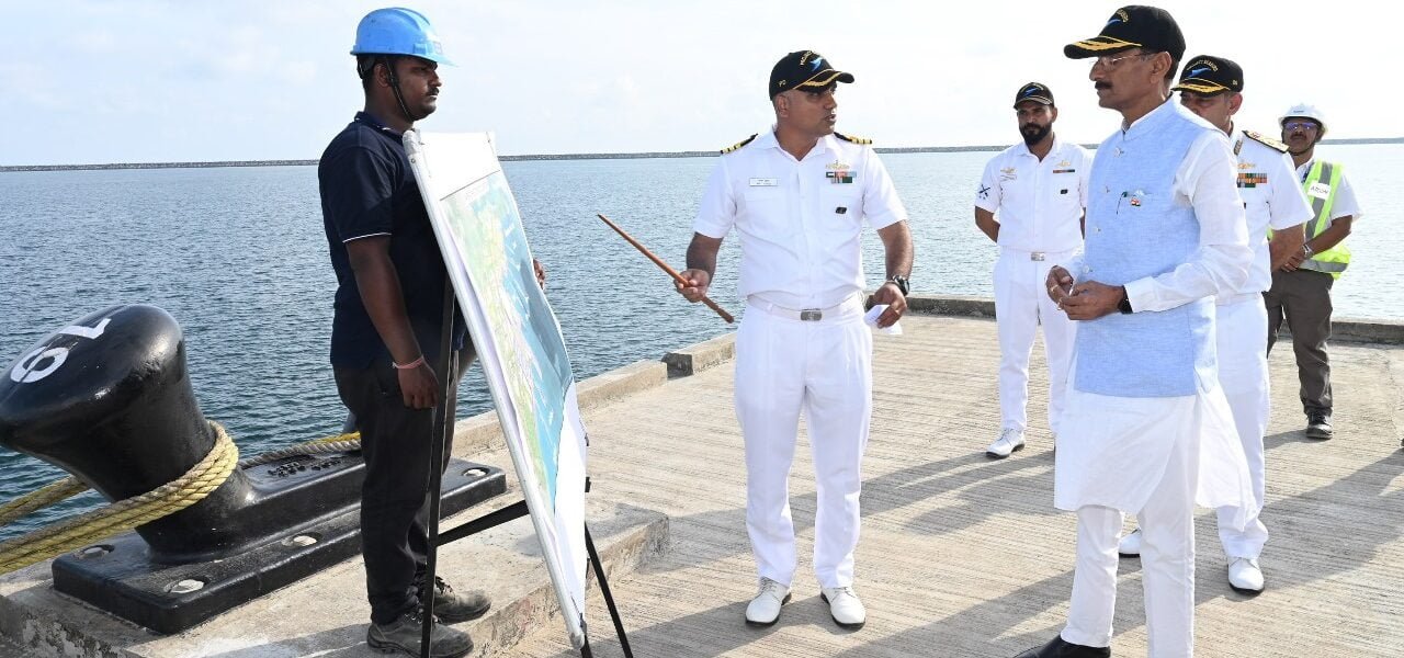 MoS Defence Sanjay Seth visits Naval Base Karwar to review Indian Navy's operational capabilities and ongoing infrastructure projects