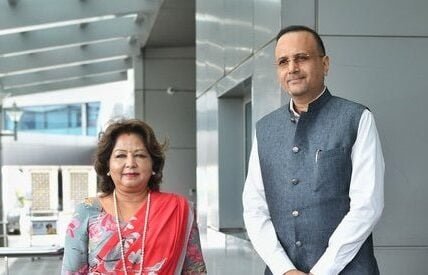 Nepal's Foreign Minister Arju Rana Deuba arrives in India on a five-day visit