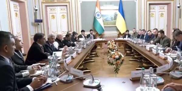 PM Modi and Ukrainian President Zelensky hold delegation level meeting at Mariinsky Palace in Kyiv