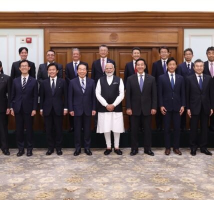 PM Modi meets Japanese delegation, discusses key areas of cooperation