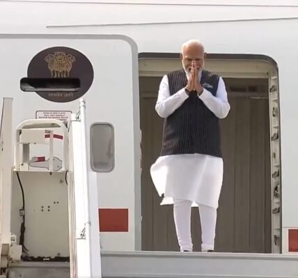 PM Narendra Modi arrives in Warsaw, Poland on a two-day official visit