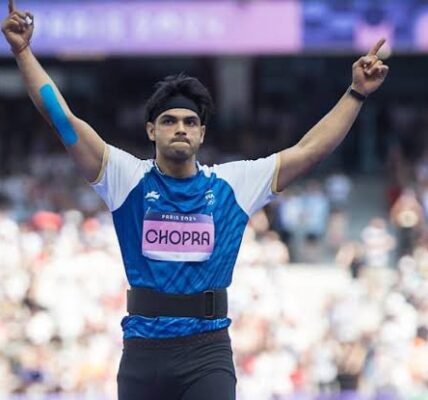 Paris Olympics Neeraj Chopra wins silver medal in men's javelin throw event