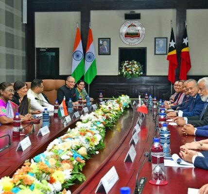 President Draupadi Murmu held bilateral talks with President and Prime Minister of Timor Leste; three MoUs on mutual cooperation signed between the two countries