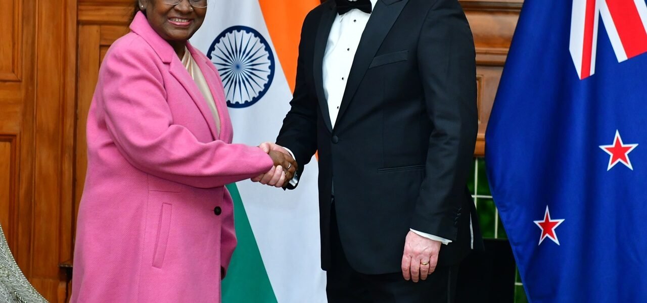 President Draupadi Murmu held bilateral talks with the Prime Minister and Deputy Prime Minister of New Zealand