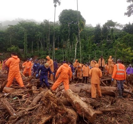 Search and rescue operations continue in landslide-hit Choorlamala in Wayanad, Kerala, death toll rises to 308