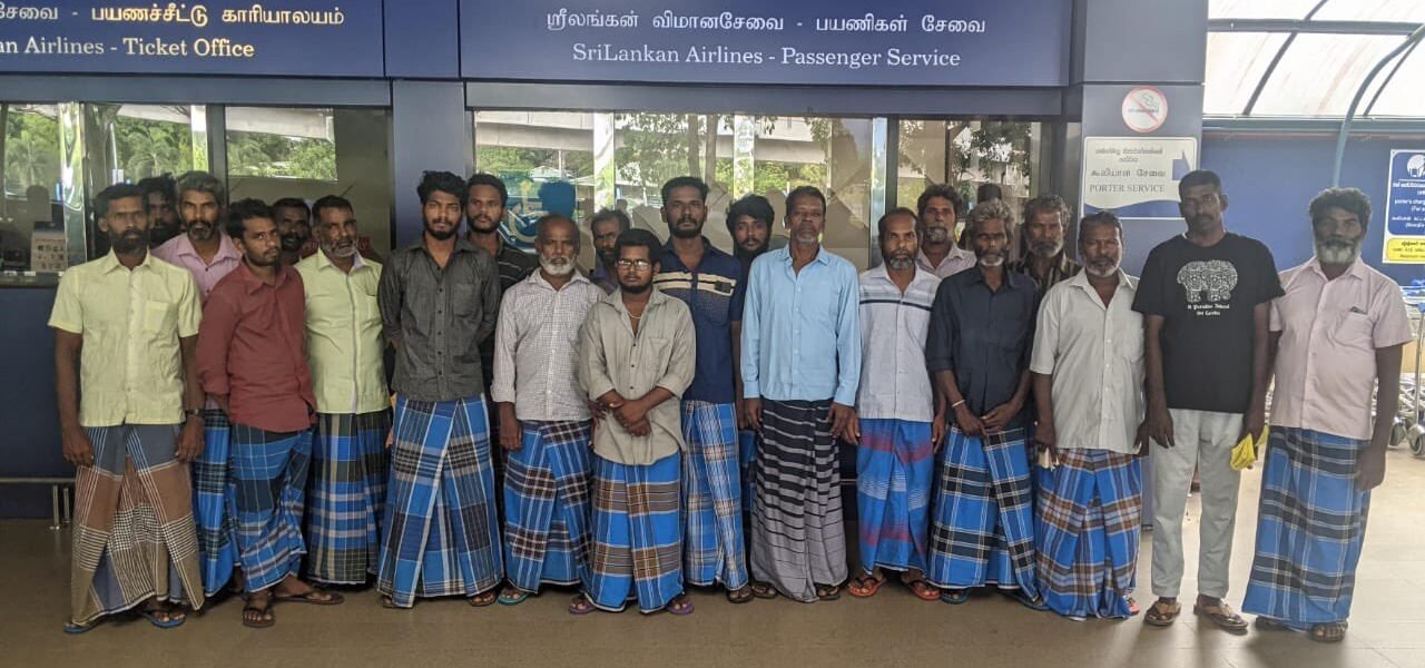 Sri Lanka releases 21 Indian fishermen