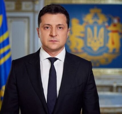 Ukrainian President Volodymyr Zelensky