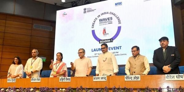 Union Information and Broadcasting Minister Ashwini Vaishnaw launched 25 Challenges for Waves under “Create in India Challenge – Season 1”
