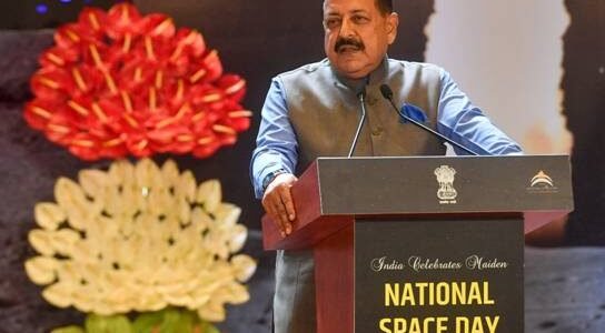 Union Minister Dr. Jitendra Singh announced that an Indian will land on the surface of the Moon in 2040, fifteen years from now