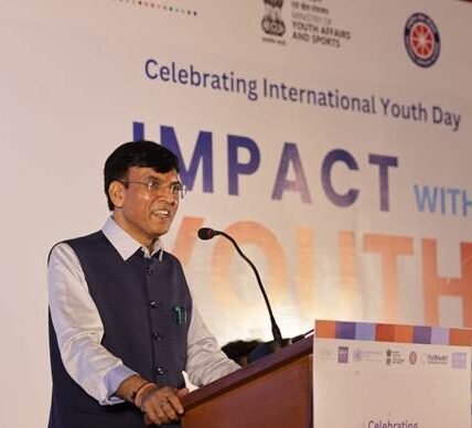 Union Minister Dr. Mansukh Mandaviya delivered the keynote address at the 'Impact with Youth Conclave 2024' organized on the occasion of International Youth Day