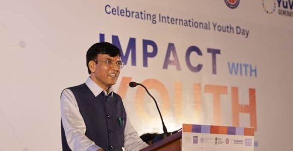 Union Minister Dr. Mansukh Mandaviya delivered the keynote address at the 'Impact with Youth Conclave 2024' organized on the occasion of International Youth Day
