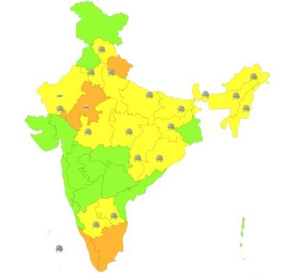 aaj ka mausam kaisa rahega barish hogi ya nahin 13 August 2024