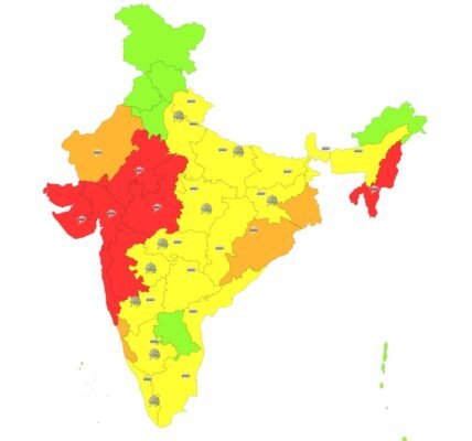 aaj ka mausam kaisa rahega barish hogi ya nahin 25 August 2024