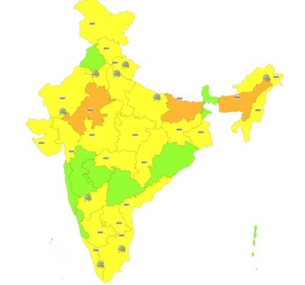 aaj ka mausam kaisa rahega barish hogi ya nahin 12 August 2024