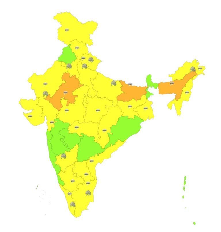 आज का मौसम कैसा रहेगा बारिश होगी या नहीं, तापमान कितना है 12 अगस्त 2024