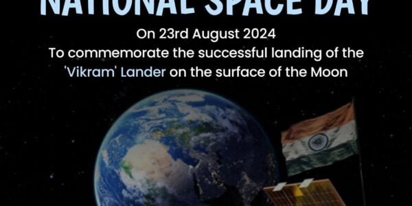 first National Space Day will be celebrated on August 23, the first anniversary of the soft landing of Chandrayaan-3
