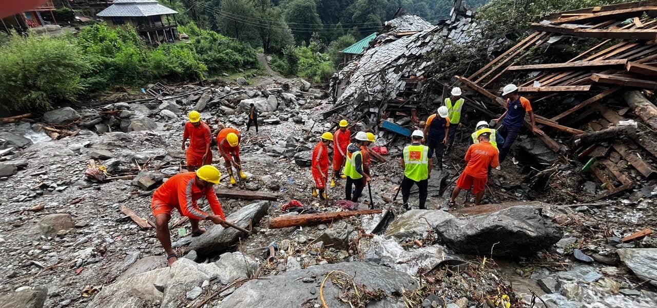 search for missing people in the cloudburst incidents in Himachal Pradesh continues for the fifth day today