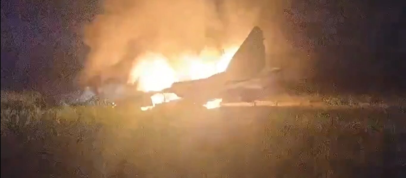 A MiG-29 fighter jet of the Indian Air Force crashed last night near Barmer in Rajasthan