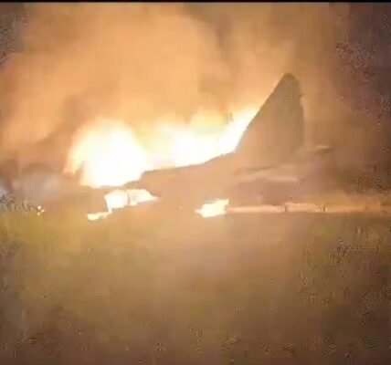 A MiG-29 fighter jet of the Indian Air Force crashed last night near Barmer in Rajasthan