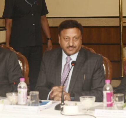 A team of Election Commission led by Chief Election Commissioner Rajiv Kumar on a visit to Maharashtra