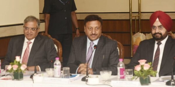 A team of Election Commission led by Chief Election Commissioner Rajiv Kumar on a visit to Maharashtra