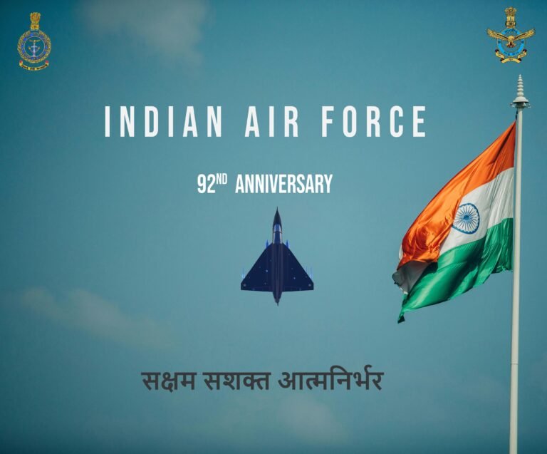भारतीय वायुसेना की 92वीं वर्षगांठ से पहले चेन्नई में वायुसेना का एयर शो आयोजित होगा