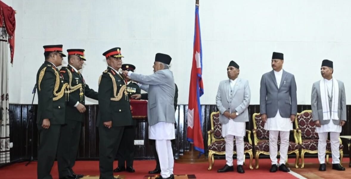 Chief of Army Staff (COAS) Ashok Raj Sigdel