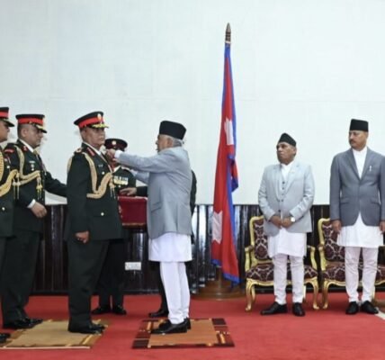 Chief of Army Staff (COAS) Ashok Raj Sigdel