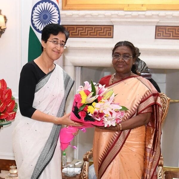 Delhi Chief Minister Atishi met President Murmu