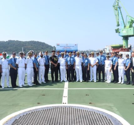 ICGS Sujay arrived in South Korea as part of its current overseas deployment in East Asia