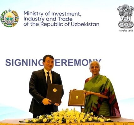 India and the Republic of Uzbekistan signed Bilateral Investment Treaty in Tashkent