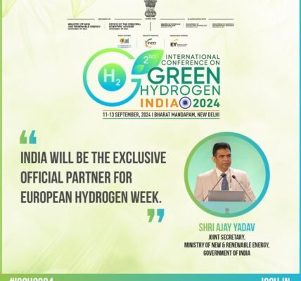 India to be special partner for European Hydrogen Week in November 2024