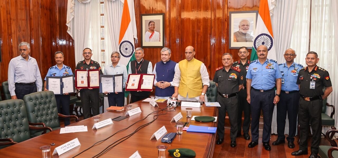 Indian Army and Indian Air Force signed MoU with Gatishakti University in presence of Defence Minister and Railway Minister to upgrade skills of personnel in the field of logistics operations