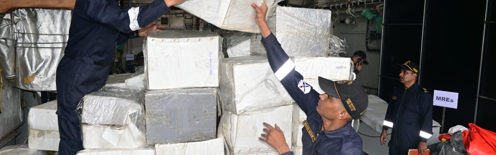 Indian Navy commences preparations for Humanitarian Assistance and Disaster Relief (HADR) operations to assist people affected by Typhoon Yagi in Myanmar