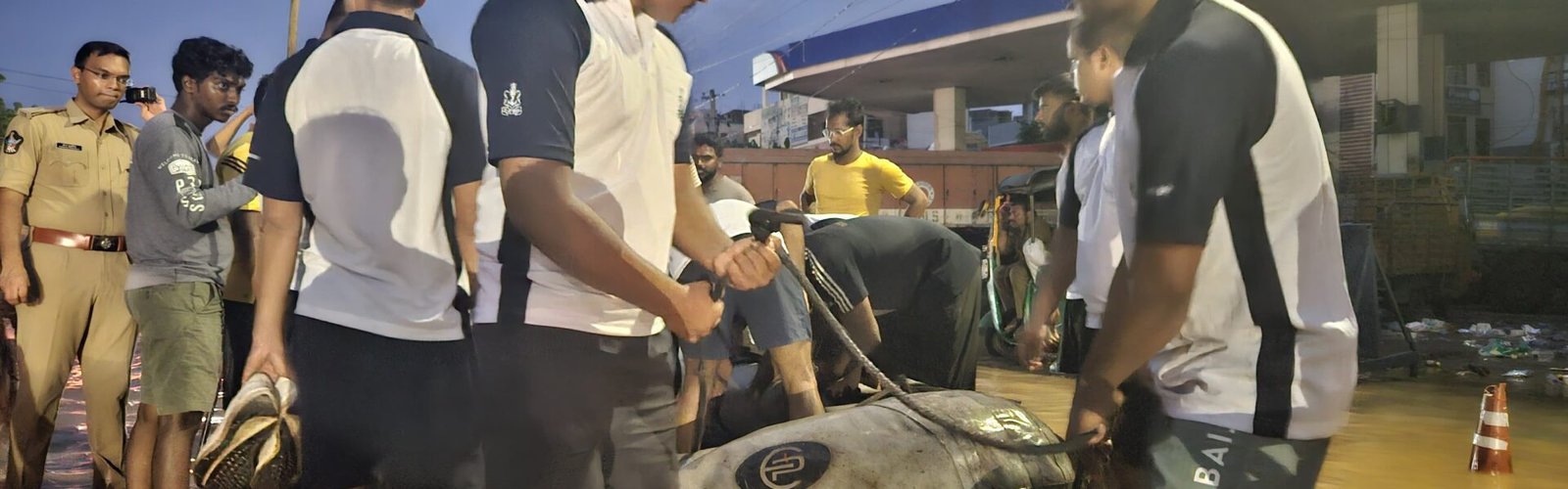 Indian Navy deployed in Andhra Pradesh to contribute to heavy rains and flood relief efforts