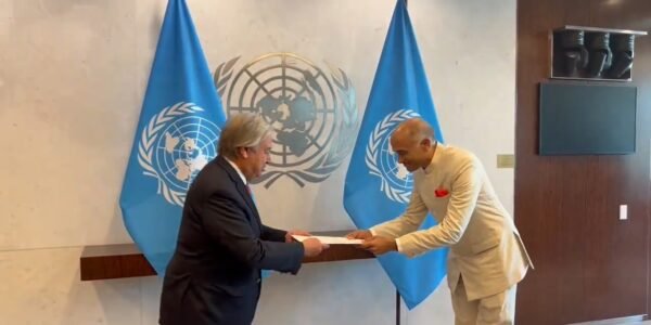 India's new Permanent Representative to the United Nations presented credentials to the UN Chief