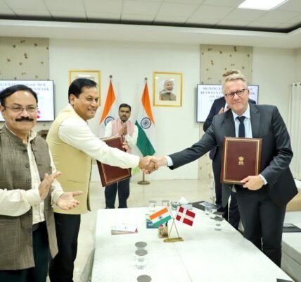 MoU on Marine Issues was expanded and signed by the Union Port, Shipping and Waterways Minister, Sarbananda Sonowal and his Danish counterpart