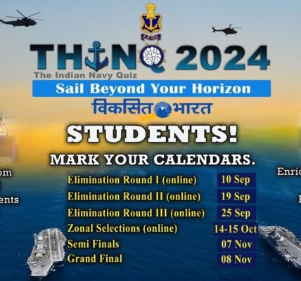Online elimination round of Indian Navy Quiz- Think 2024 begins