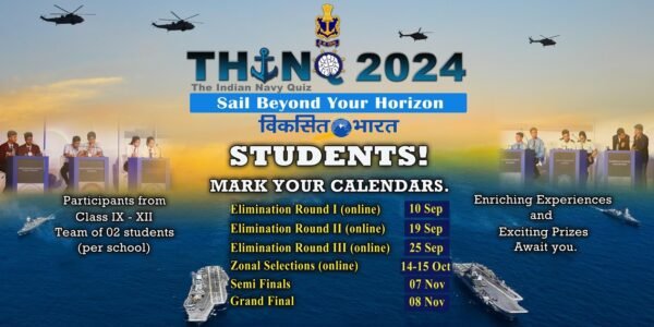 Online elimination round of Indian Navy Quiz- Think 2024 begins