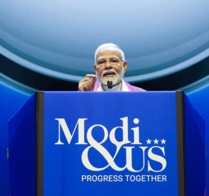 PM Modi addressed a large gathering of Indian community at Nassau Coliseum, Long Island, New York