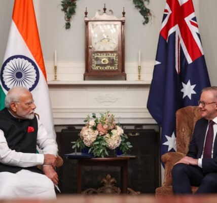 PM Modi and Australian PM Anthony Albanese meet on the sidelines of the 6th Quad Summit in Wilmington