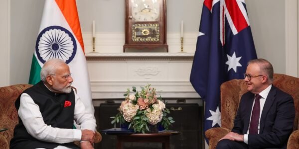 PM Modi and Australian PM Anthony Albanese meet on the sidelines of the 6th Quad Summit in Wilmington